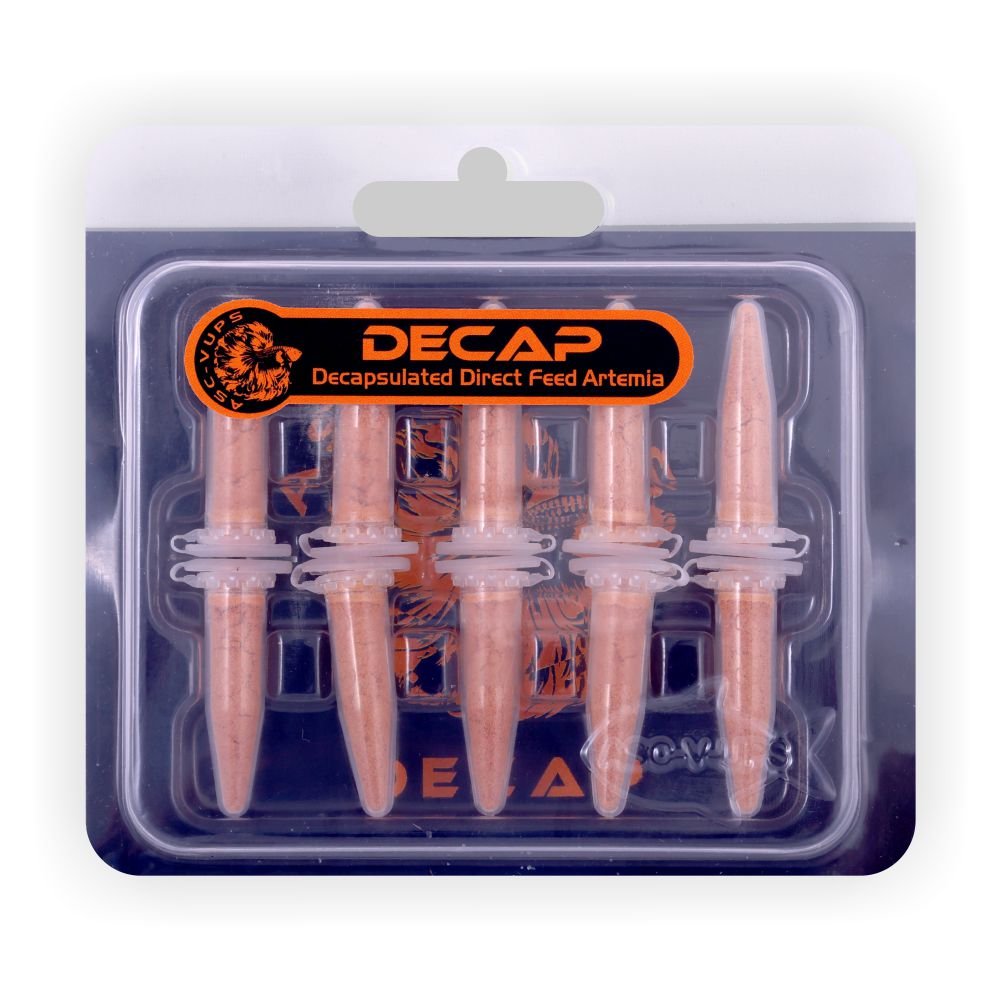 decap Decapsulated Artemia Feed for Fry | No Antibiotics or Preservatives | Highly Digestible Non‑Hatching Eggs | Rich in Omega