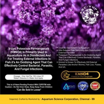 KMNO4 Potassium Permanganate Aquarium Science CorporationV-UPS KMNO4 Potassium Permanganate Disinfectant for Aquariums
