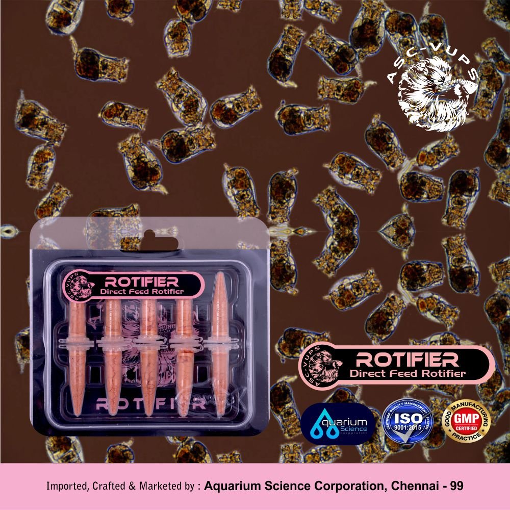Rotifier Fish Fries Feed Aquarium Science Corporation VUPS | High‑Nutrition Rotifers | No Antibiotics or Preservatives | Ideal First Feed for Fry