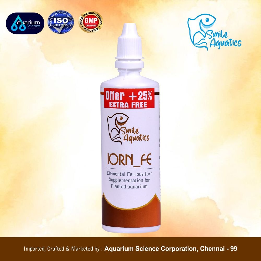 smile aquatics Iron FE po1 Iron_FE Smile AquaticsIorn_FE | DTPA Chelated Ferrous Iron for Planted Aquariums | Boosts Red Plant Color, Vibrancy & Sturdiness | Enhances Chlorophyll & Photosynthesis